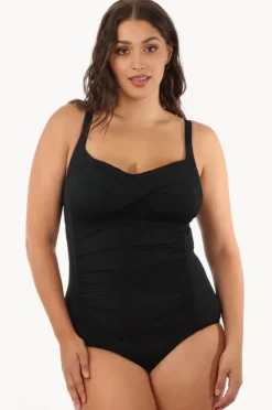 One Pieces|Funkita Form Still Ruched One Piece Black