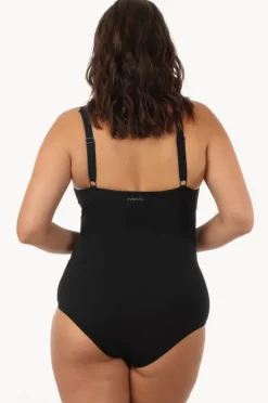 One Pieces|Funkita Form Still Ruched One Piece Black