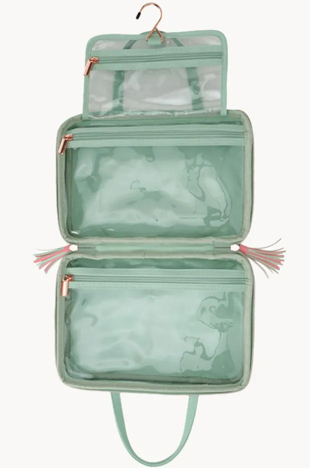 Bags|Annabel Trends Garden Love Vanity Toiletries Bag Mint