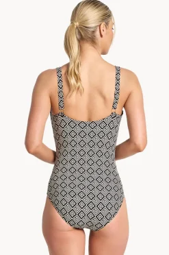 One Pieces|Jantzen Geneva DD/E Cup Bar Front One Piece Black
