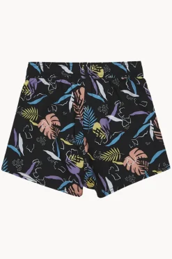 Boardshorts|Roxy Girls Active Boardshort Black/Multi