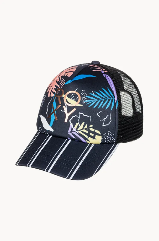 Hats|Roxy Girls Active Honey Coconut Cap Black/multi