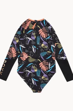 Rashies & Sunsuits|Roxy Girls Active Sunsuit Black/Multi