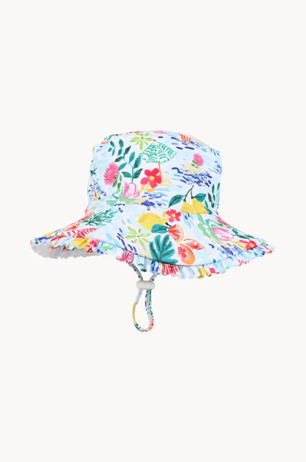 Hats|Minihaha Girls Addison Swim Hat Blue/multi