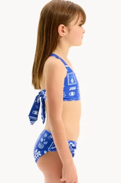 Bikini Sets|Seafolly Girls Girls Amalfi Crop Set Marine