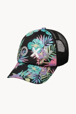 Hats|Roxy Girls Aquarella Honey Coconut Cap Black