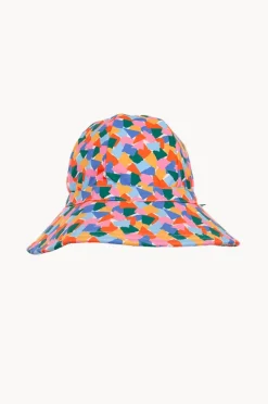 Hats|Acorn Girls Art Fun Wide Brim Swim Hat Multi