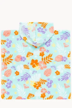 Towel Robes & Ponchos|Towel Robes & Ponchos|Roxy Girls Beach Bay Stay Magical Hooded Towel Beach glass