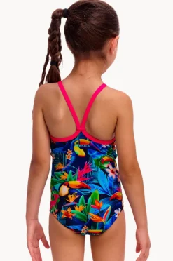 One Pieces|Funkita Girls Birdie Wordie One Piece Navy/multi