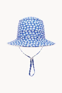 Hats|Babes In The Shade Girls Blue Daisy Sunhat Blue/white