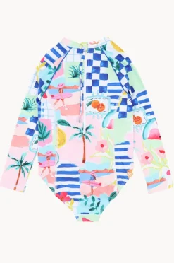 Rashies & Sunsuits|Minihaha Girls Camille Sunsuit Multi