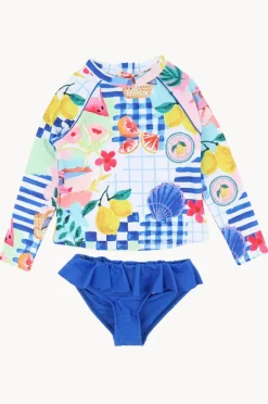 Rashies & Sunsuits|Minihaha Girls Camille Suntop Set Multi