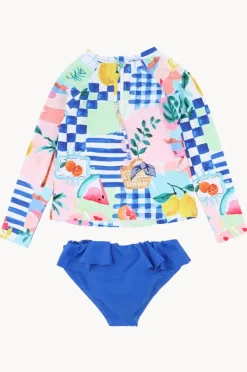 Rashies & Sunsuits|Minihaha Girls Camille Suntop Set Multi