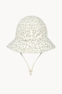 Hats|Bedhead Girls Charlotte Ponytail Bucket Hat Off White