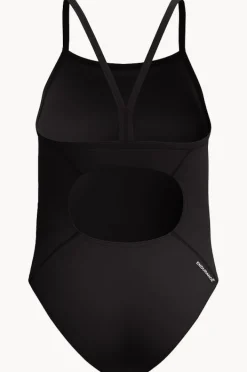One Pieces|Speedo Girls Classic Logo One Piece Black