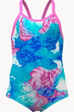 One Pieces|Funkita Girls Cloud Street One Piece Blue/purple