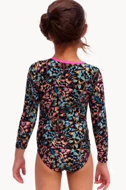 Rashies & Sunsuits|Funkita Girls Copper Cluster Sunsuit Black/multi