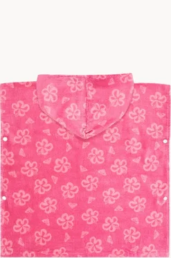 Towel Robes & Ponchos|Towel Robes & Ponchos|Roxy Girls Cosmos Stay Magical Hooded Towel Pink