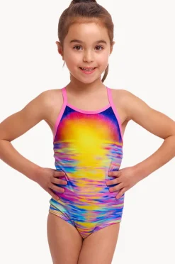 One Pieces|Swimwear|Funkita Girls Darkinjung Sunset One Piece Multi