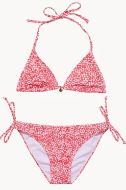 Bikini Sets|Snapper Rock Girls Ditsy Bloom Tri Set Red