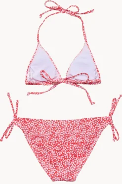 Bikini Sets|Snapper Rock Girls Ditsy Bloom Tri Set Red