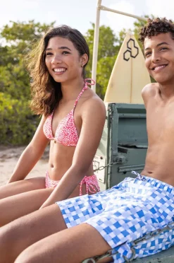 Bikini Sets|Snapper Rock Girls Ditsy Bloom Tri Set Red