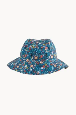 Hats|Babes In The Shade Girls Ditsy Sunhat Blue