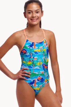 One Pieces|Funkita Girls Duuude Diamond Back One Piece Blue/multi
