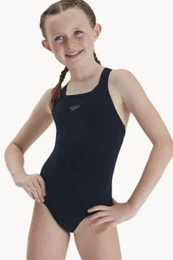 One Pieces|One Pieces|Speedo Girls Eco Endurance Medalist One Piece Navy