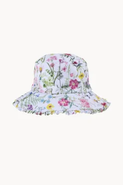 Hats|Minihaha Girls Eden Sun Hat Blue/Natural