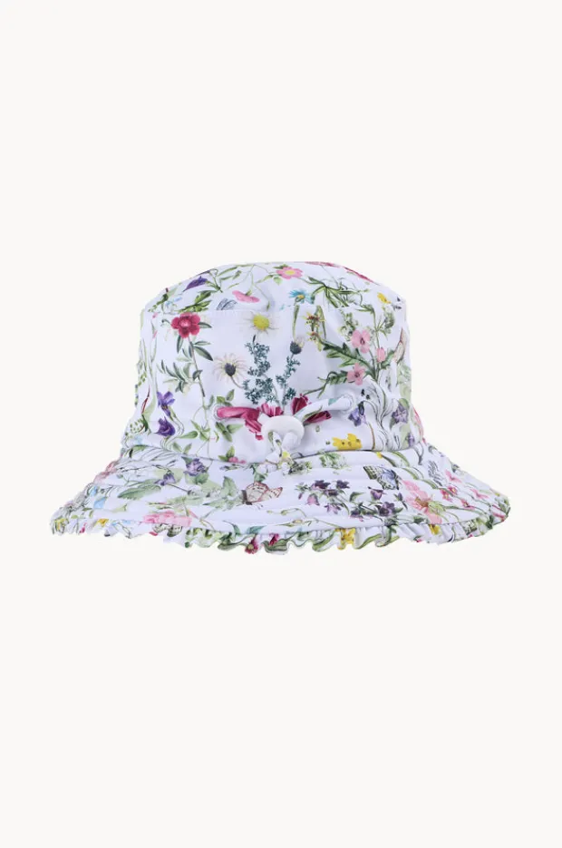 Hats|Minihaha Girls Eden Sun Hat Blue/Natural