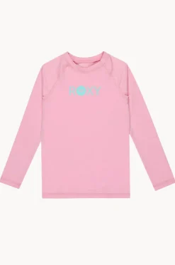 Rashies & Sunsuits|Roxy Girls Essential Long Sleeve Suntop Bonbon