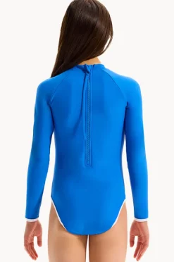Rashies & Sunsuits|Seafolly Girls Girls Essentials Sunsuit Azure