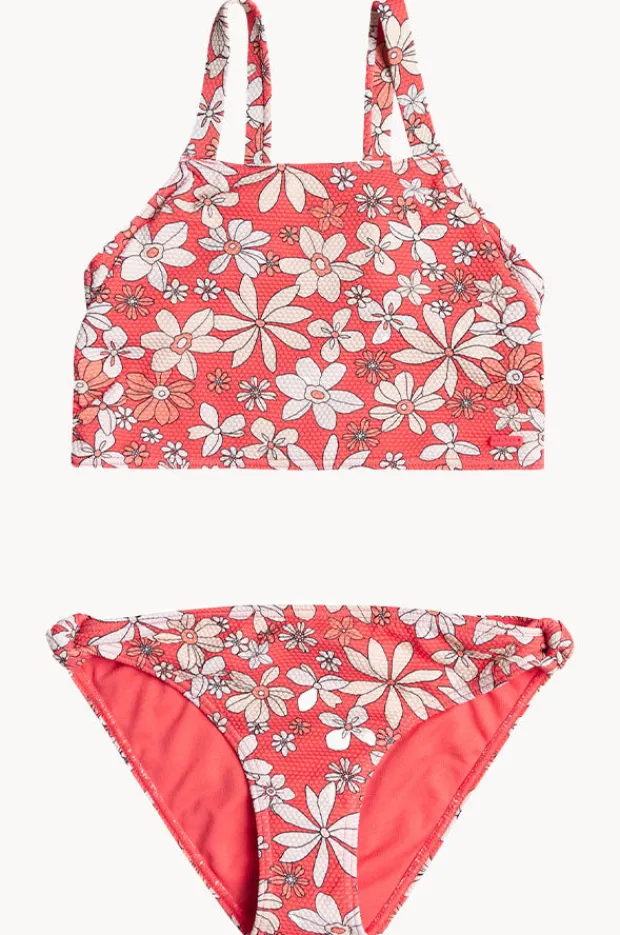 Bikini Sets|Roxy Girls Fab Floral Crop Set
