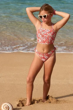 Bikini Sets|Roxy Girls Fab Floral Crop Set