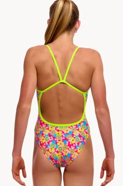 One Pieces|Funkita Girls Flow Blow Single Strap One Piece Multi