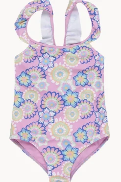 One Pieces|Roxy Girls Flower Party One Piece Lilac
