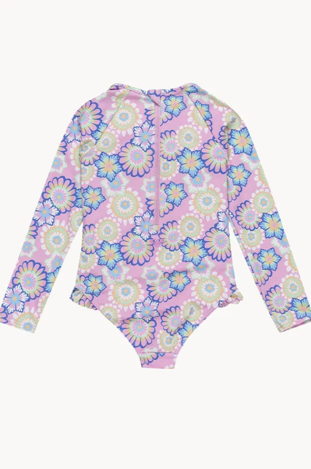 Rashies & Sunsuits|Roxy Girls Flower Party Sunsuit Lilac