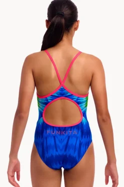 One Pieces|Funkita Girls Fly Time Diamond Back One Piece Multi