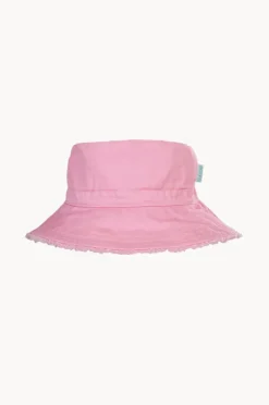 Hats|Acorn Girls Frayed Bucket Hat Strawberry