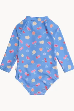 Rashies & Sunsuits|Huxbaby Girls Fruit Emoji Sunsuit Sea