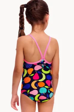 One Pieces|Funkita Girls Fruit Salad One Piece Navy/multi