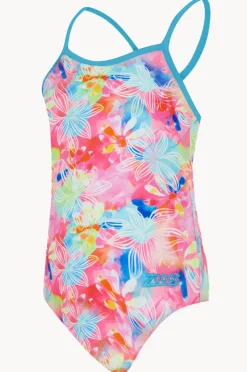 One Pieces|Zoggs Girls Gala Yaroomba Floral One Piece Multi