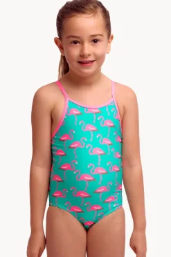 One Pieces|Funkita Girls Go Flamingo One Piece Teal/pink