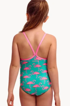 One Pieces|Funkita Girls Go Flamingo One Piece Teal/pink