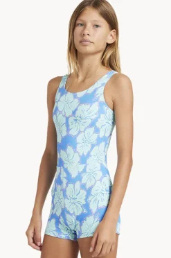One Pieces|Billabong Girls Happy Hibiscus Retro One Piece Blue