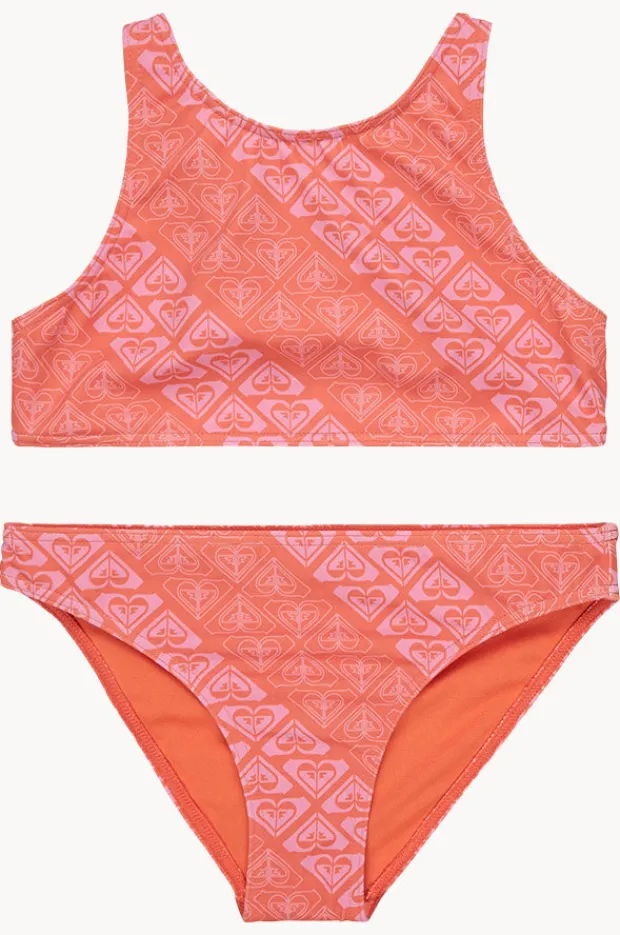 Bikini Sets|Roxy Girls Heart N Soul Crop Set Ember