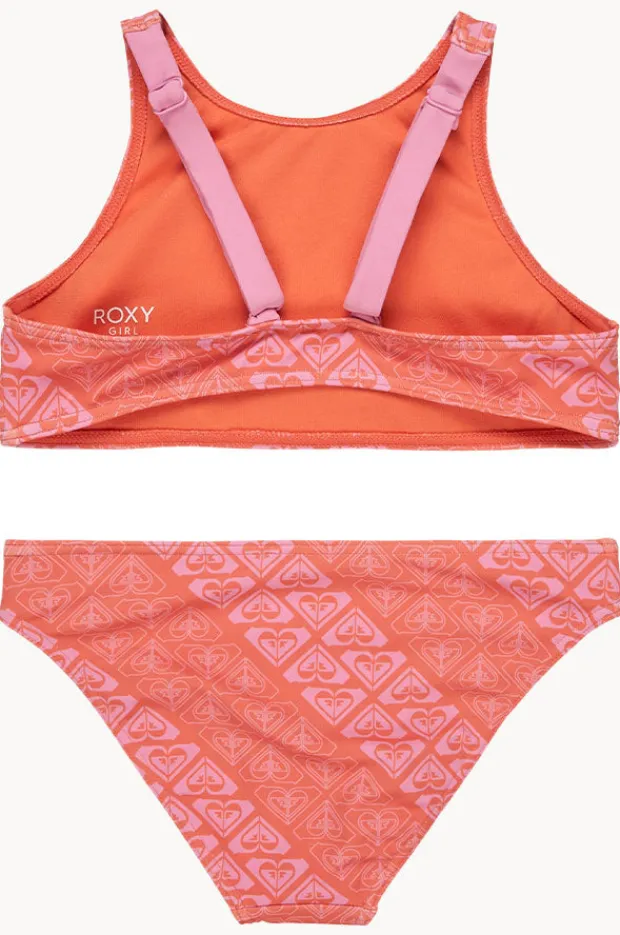 Bikini Sets|Roxy Girls Heart N Soul Crop Set Ember