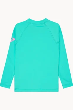 Rashies & Sunsuits|Roxy Girls Heater Long Sleeve Suntop Polynya