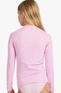 Rashies & Sunsuits|Roxy Girls Heater Long Sleeve Suntop Bonbon